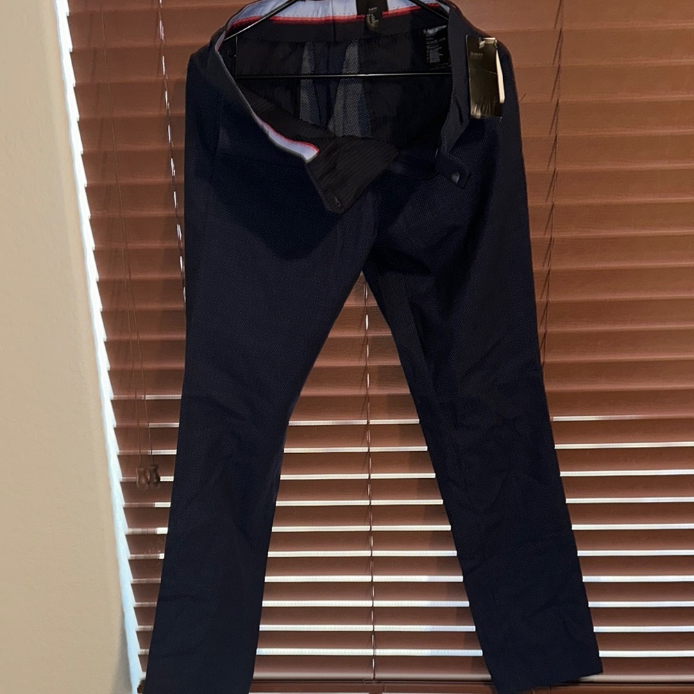 H&M Blue Dress Pants Classic Style